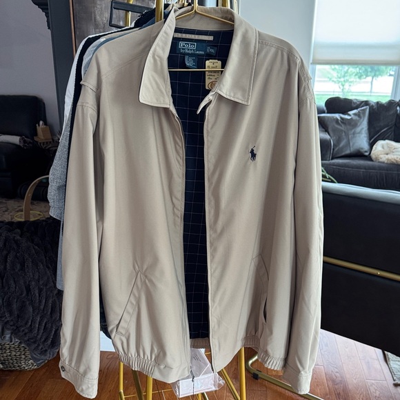 Polo Ralph Lauren Tan Bi-Swing Windbreaker - Picture 11 of 13